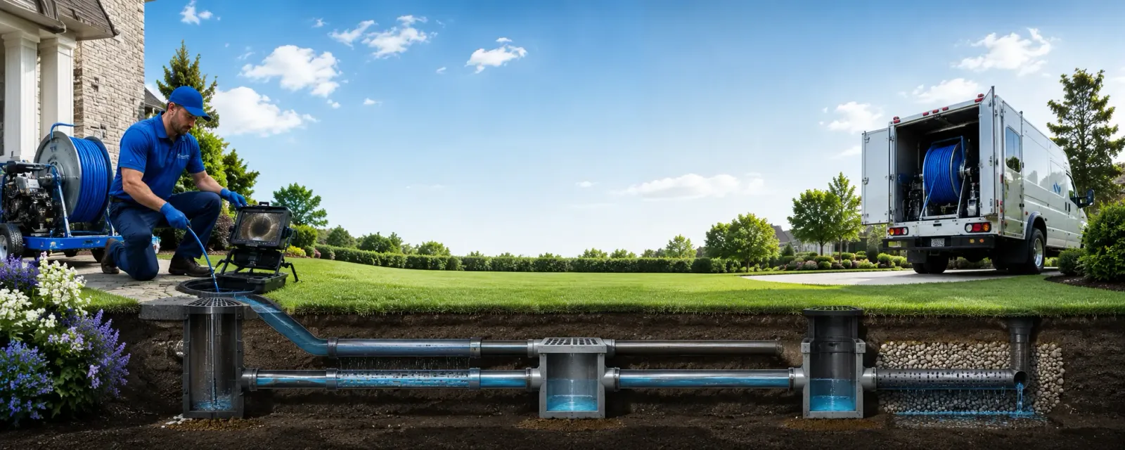 Outdoor drain cleaning information for New Richmond, WI