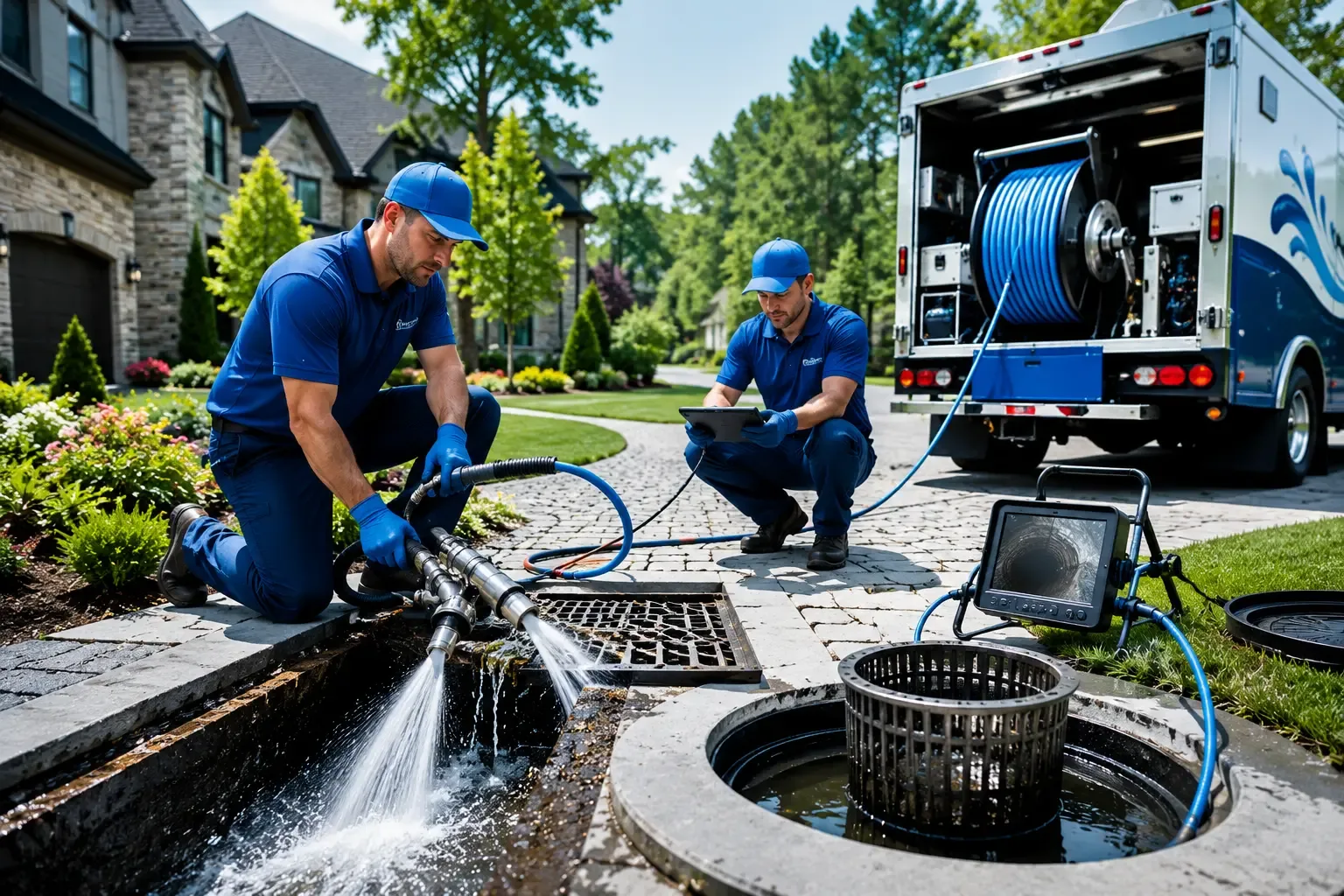 Local outdoor drain cleaning professionals in New Richmond, WI